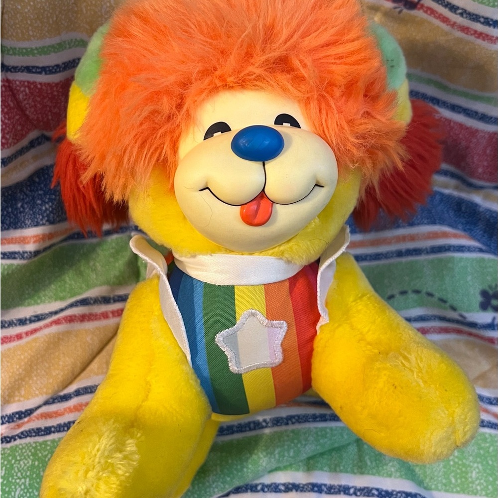 Rainbow Brite dog plush